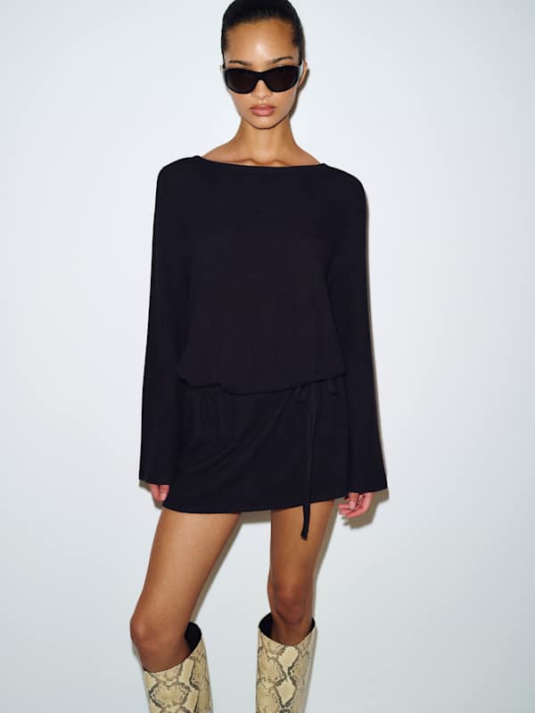 Emmie Knit Dress - Black