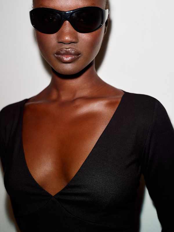 Robe en maille Beba - Noir