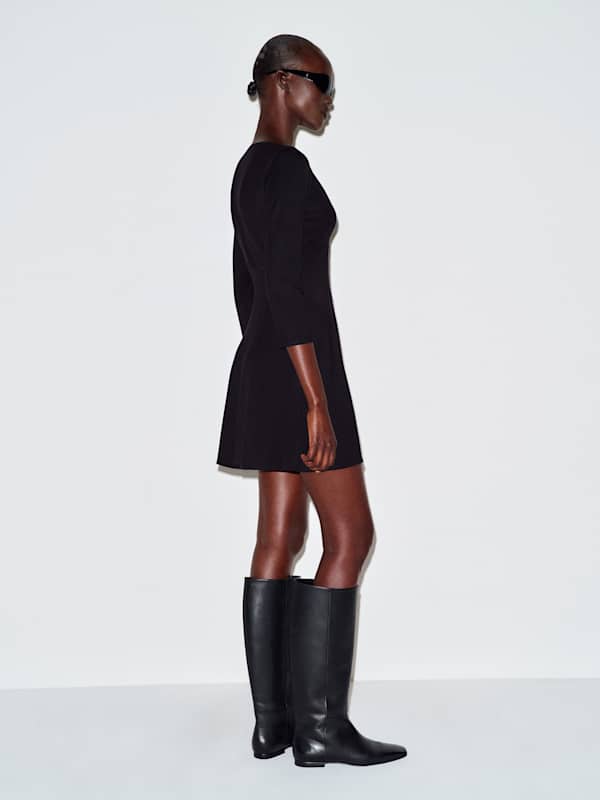 Robe en maille Beba - Noir