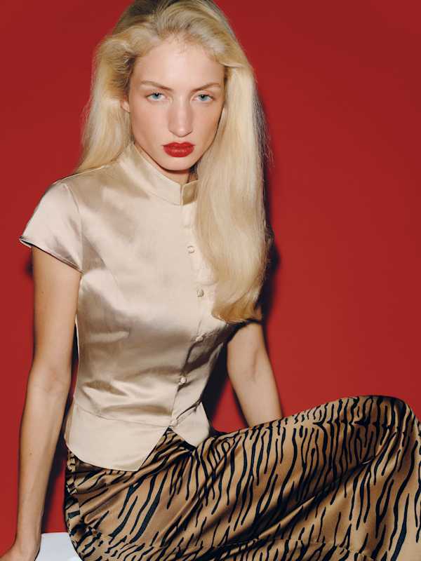 Harper-Jade Top - Antique Ivory
