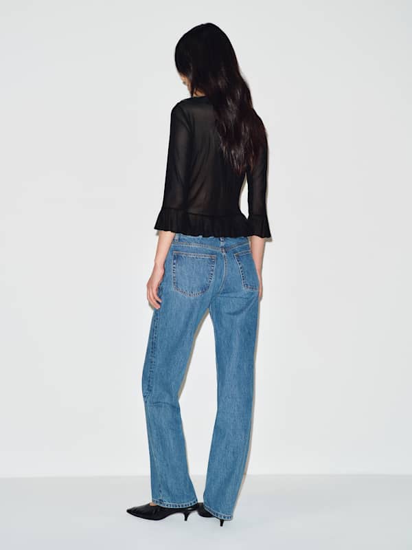 Indigo Knit Top - Black