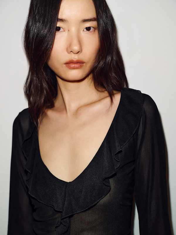 Indigo Knit Top - Black