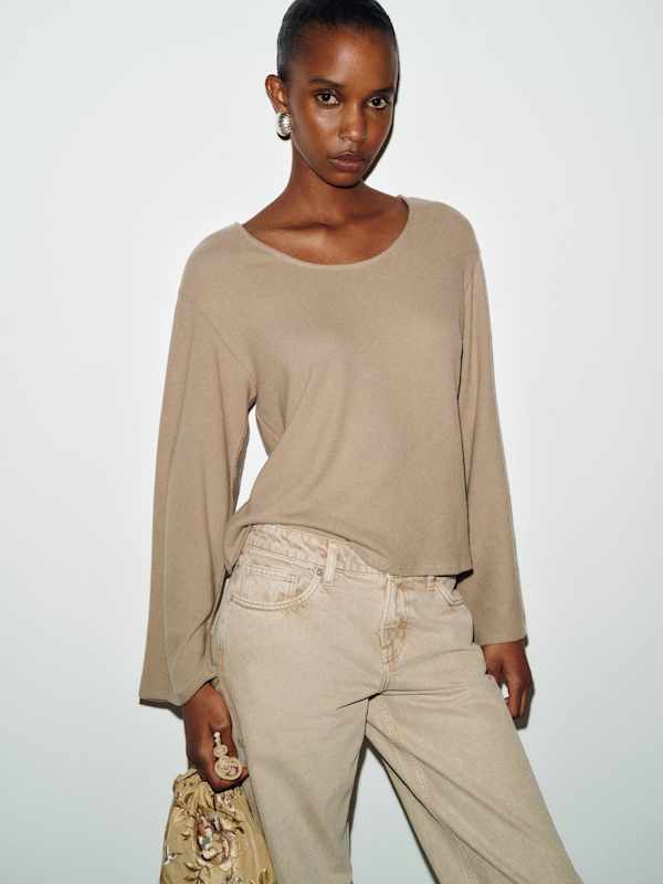Cova Knit Top - Pavement
