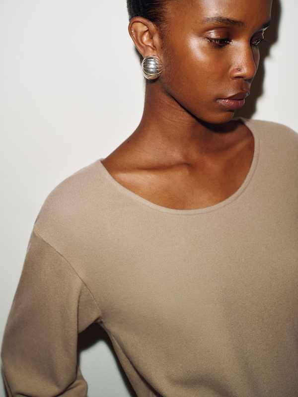 Cova Knit Top - Pavement
