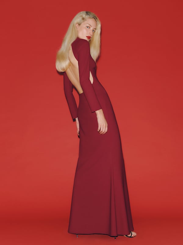 Sandy Knit Dress - Pomegranate