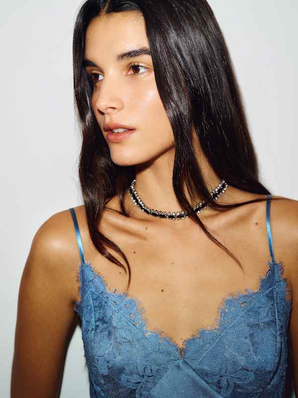 Solas Silk Dress - Dark Teal