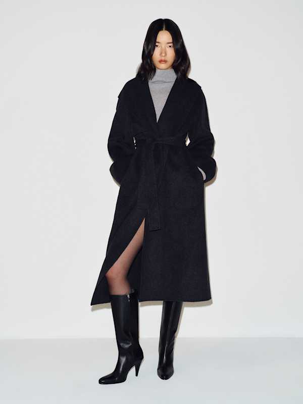 Rey Knee Boot - Black Leather