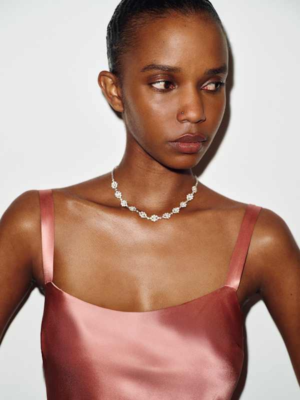 Tana Silk Dress - Dried Rose