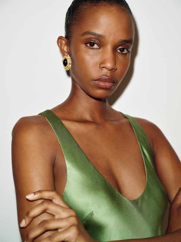 Veya Silk Dress - Jade Green