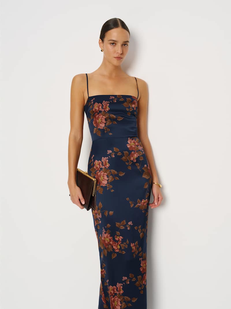 Frankie Silk Dress Reformation – robe en soie, coloris Lyric – vue 2