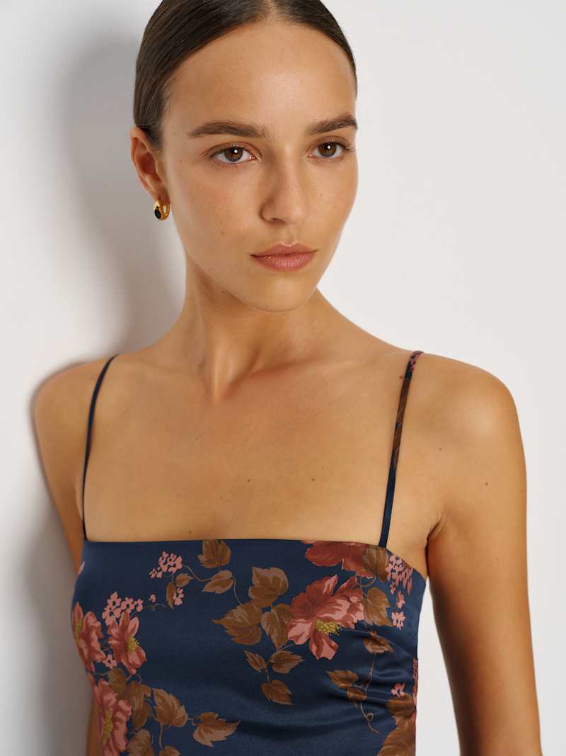 Frankie Silk Dress Reformation – robe en soie, coloris Lyric – vue 3