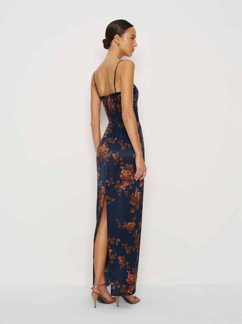 Frankie Silk Dress Reformation – robe en soie, coloris Lyric – vue 4