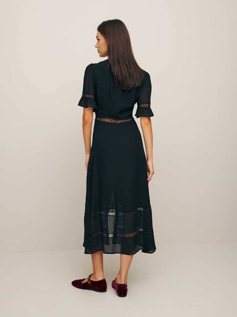 Woodson Dress Reformation – robe, coloris Black – vue 4