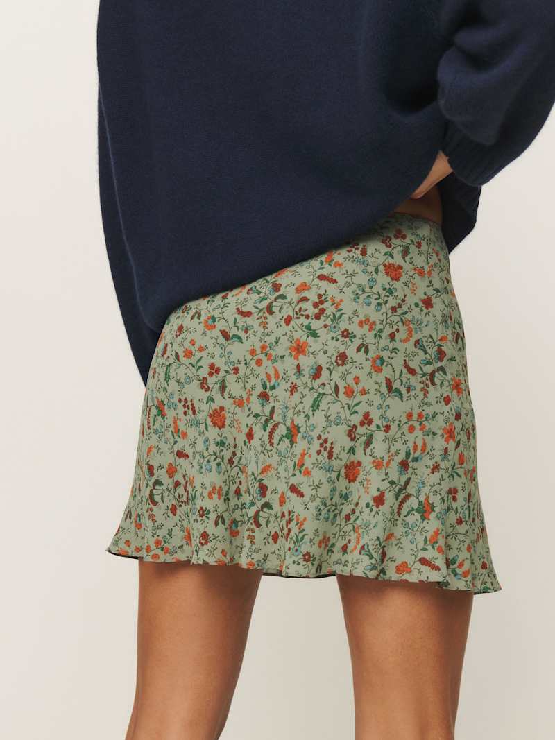 Brandy Skirt Reformation – jupe, coloris Ponderosa – vue 3