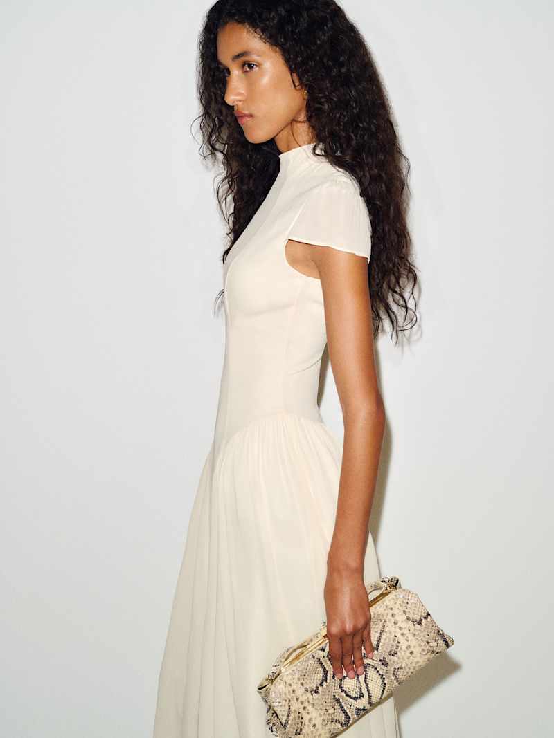 Maven Dress Reformation – robe, coloris Fior Di Latte – vue 3