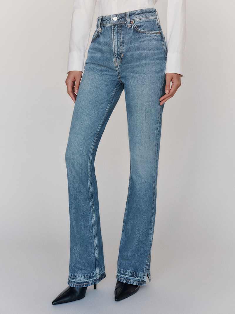 Blair High Rise Baby Bootcut Jeans Reformation – jean bootcut taille haute, coloris Vintage Embree – vue 3