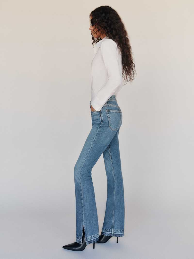 Blair High Rise Baby Bootcut Jeans Reformation – jean bootcut taille haute, coloris Vintage Embree – vue 5