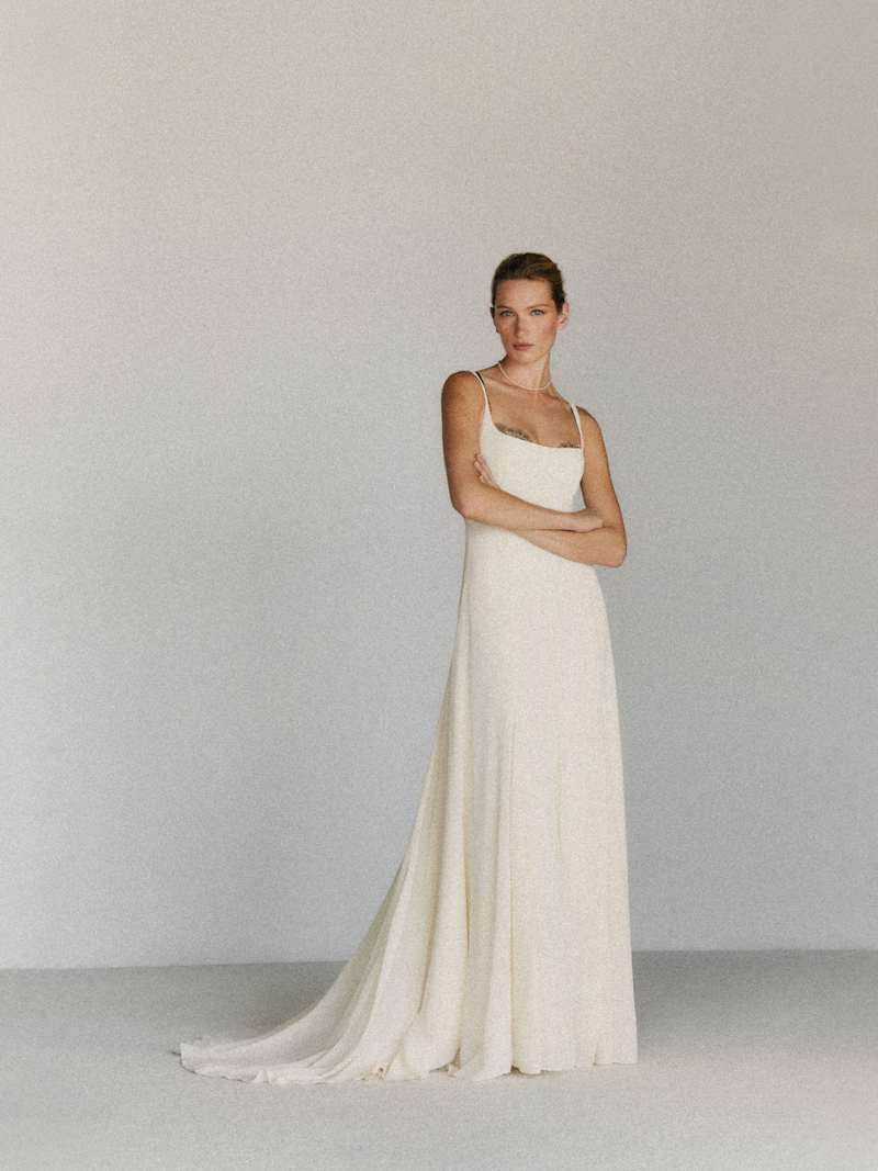 Sirinda Dress Reformation – robe, coloris Fior Di Latte – vue 2