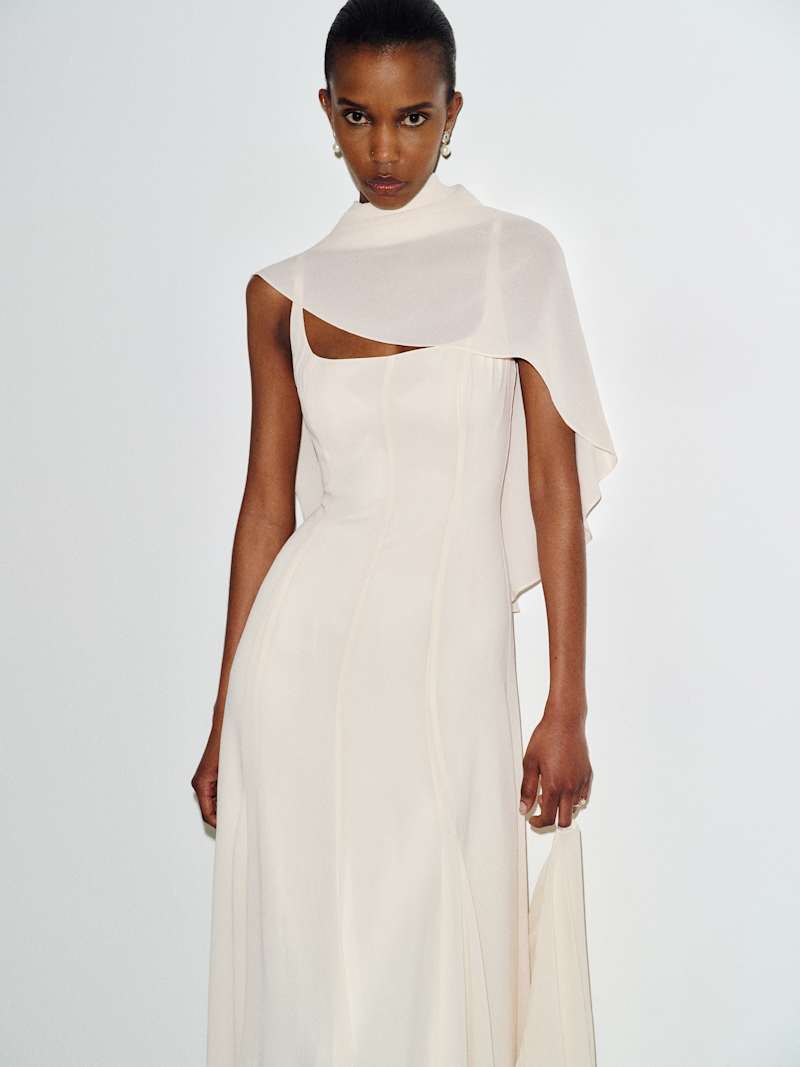 Sirinda Dress Reformation – robe, coloris Fior Di Latte – vue 4