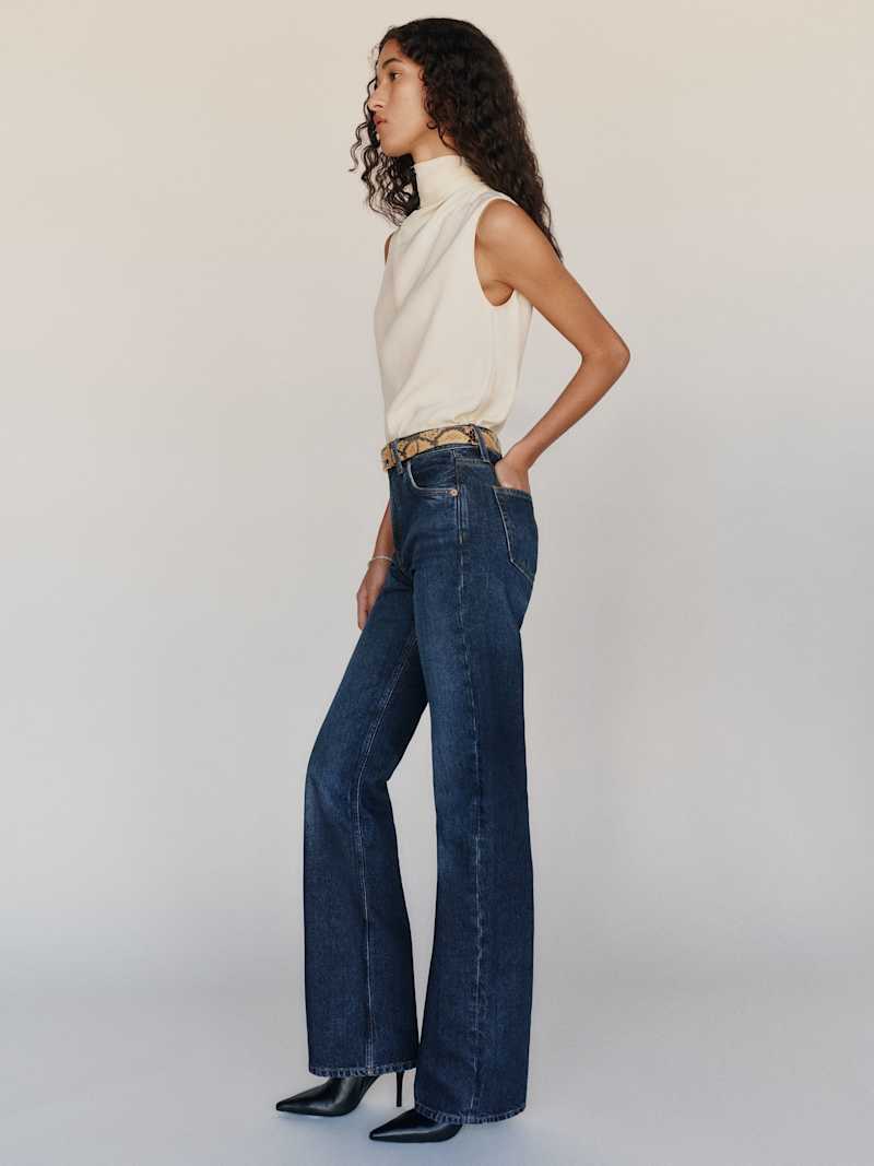 Loli High Rise Bootcut Jeans Reformation – jean bootcut taille haute, coloris Vintage Melville – vue 2