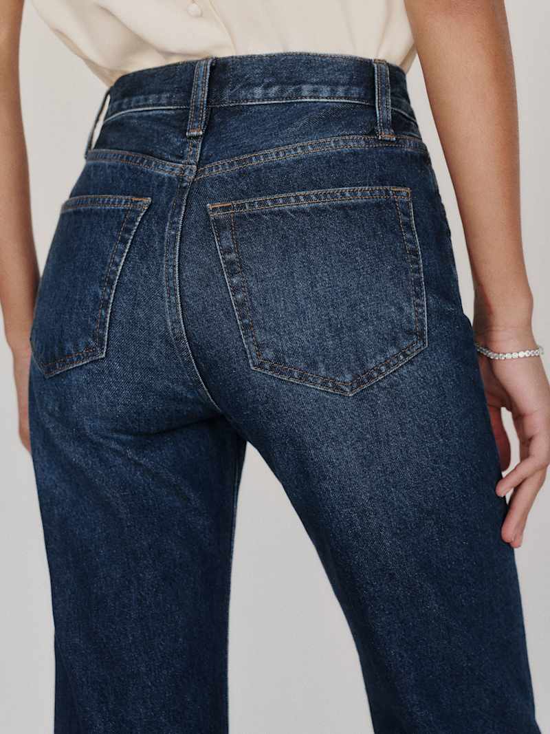 Loli High Rise Bootcut Jeans Reformation – jean bootcut taille haute, coloris Vintage Melville – vue 4