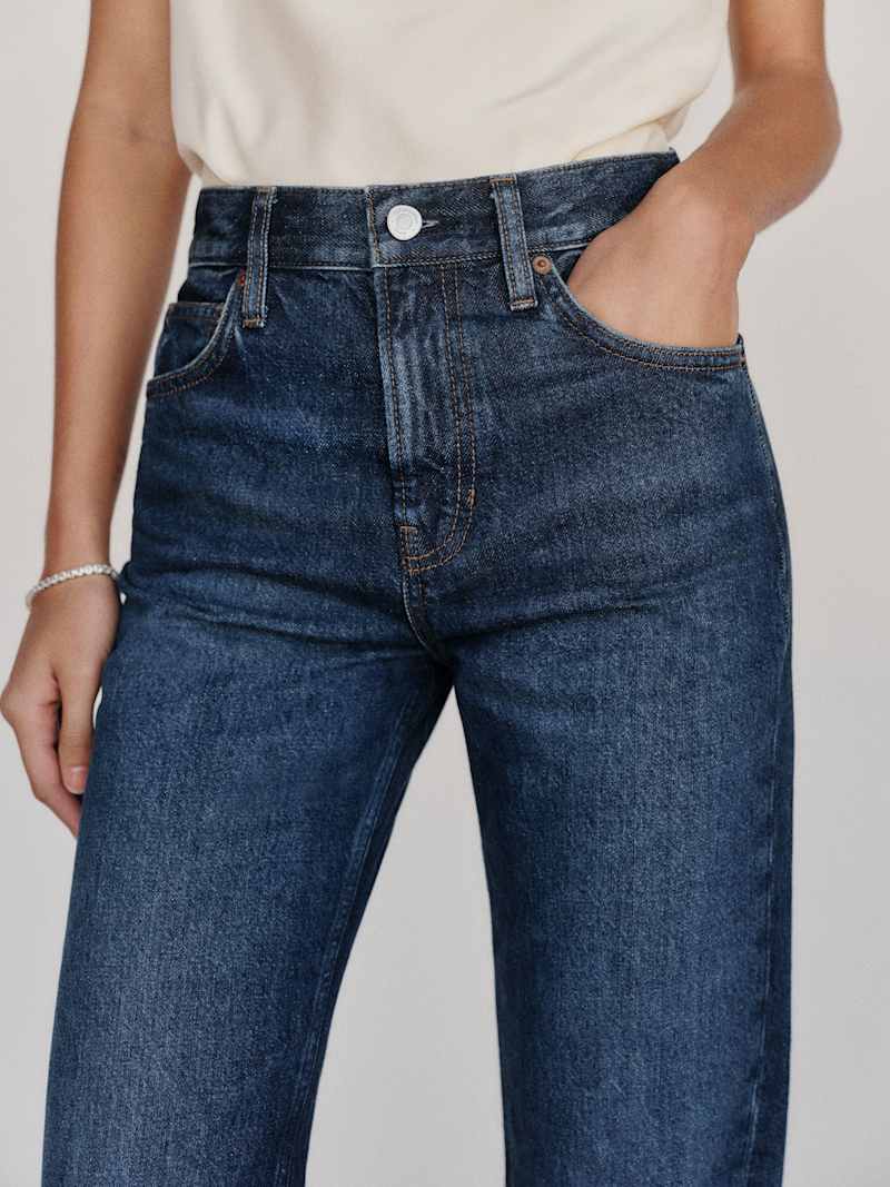Loli High Rise Bootcut Jeans Reformation – jean bootcut taille haute, coloris Vintage Melville – vue 5
