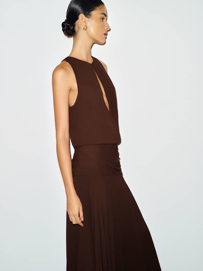 Daisy-Kate Dress Reformation – robe, coloris Cafe – vue 6