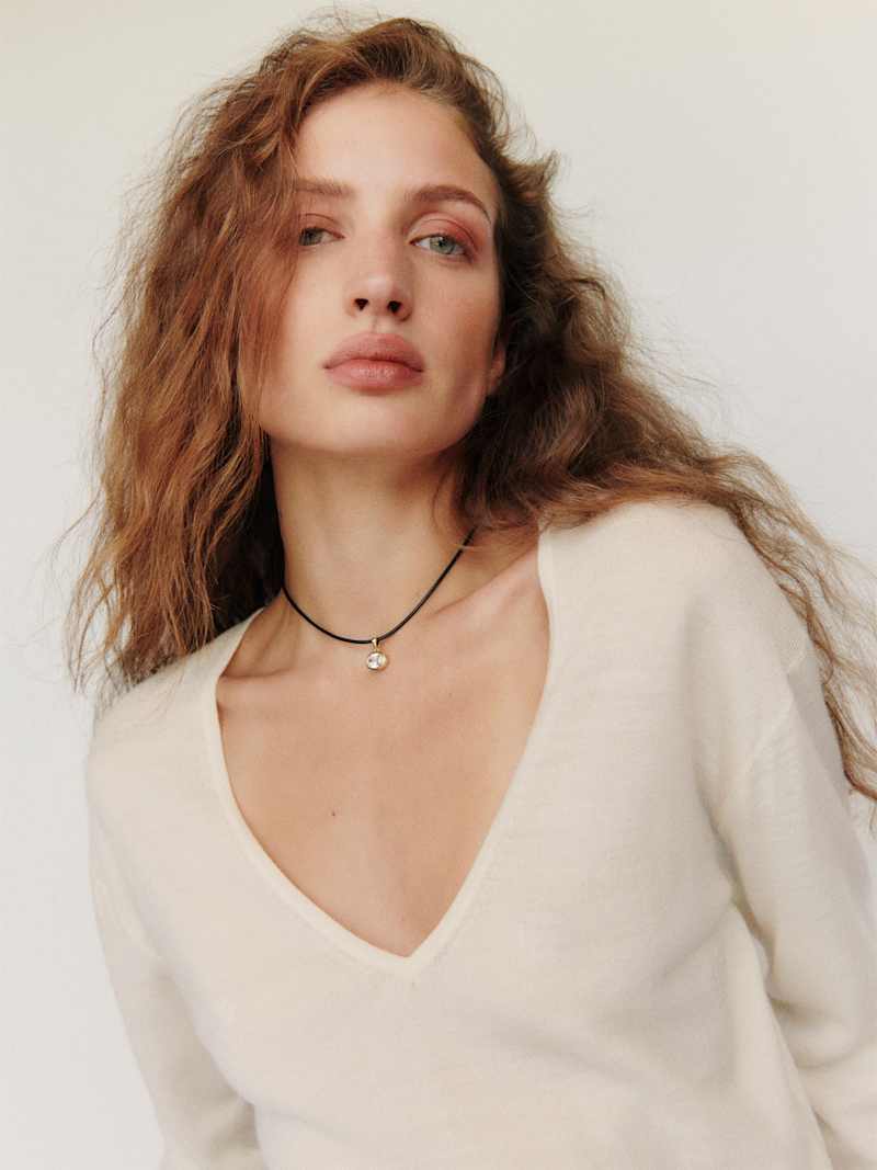 Micah V-Neck Sweater Top