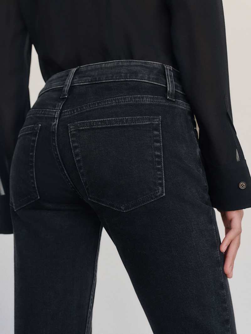 Noah Super Stretch Low Rise Bootcut Jeans Reformation – jean bootcut taille basse, coloris Volta – vue 3