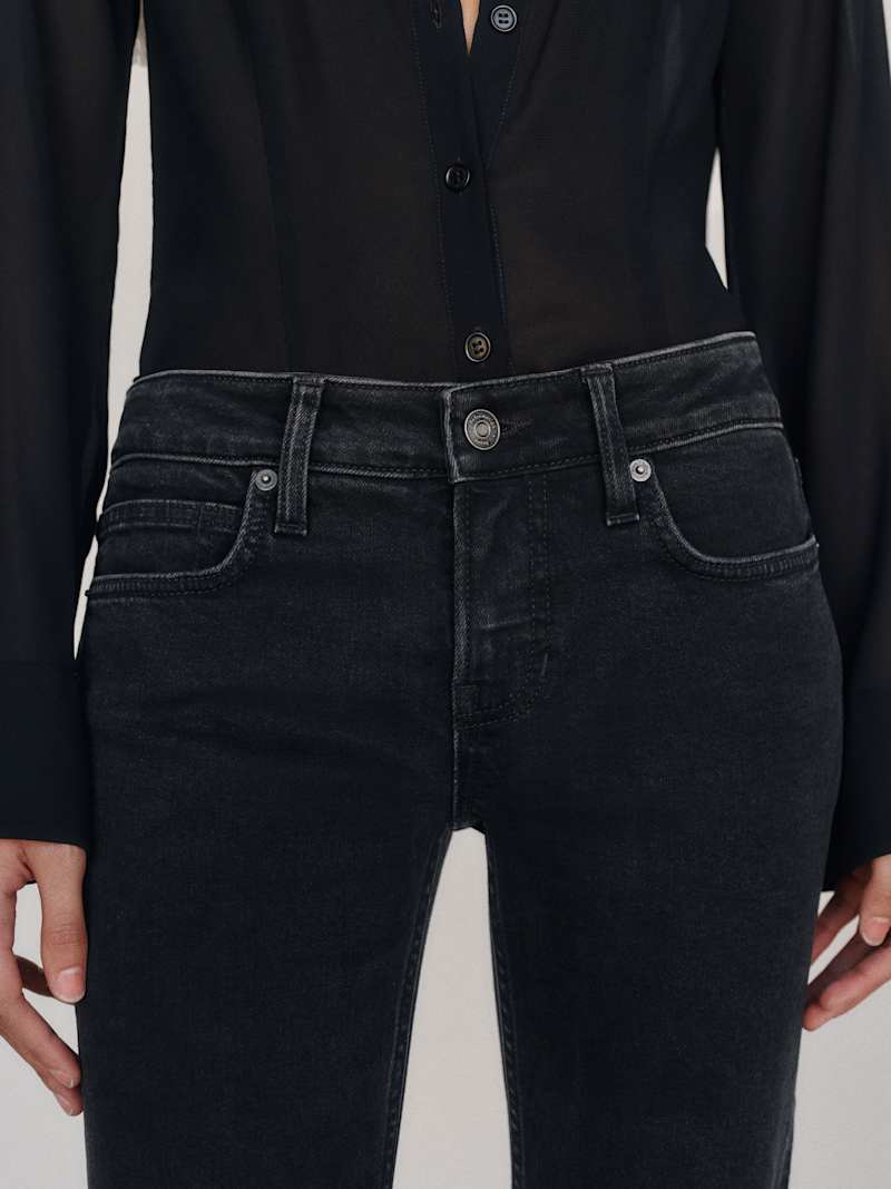 Noah Super Stretch Low Rise Bootcut Jeans Reformation – jean bootcut taille basse, coloris Volta – vue 6