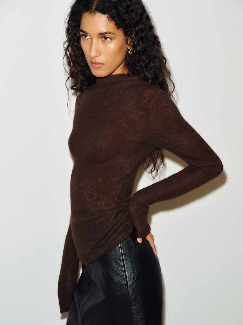 Mirelle Sweater Reformation – pull, coloris Mole – vue 5