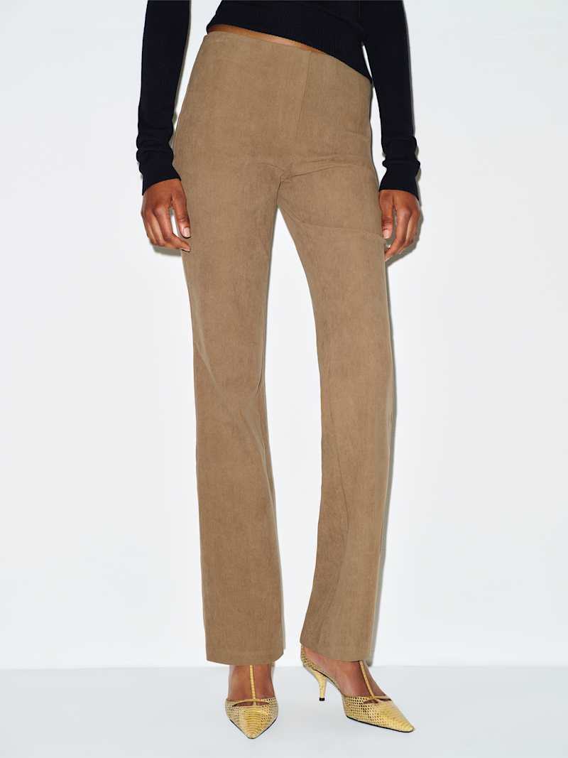 Hartley Low Rise Baby Bootcut Pant Reformation – pantalon, coloris Claystone – vue 2