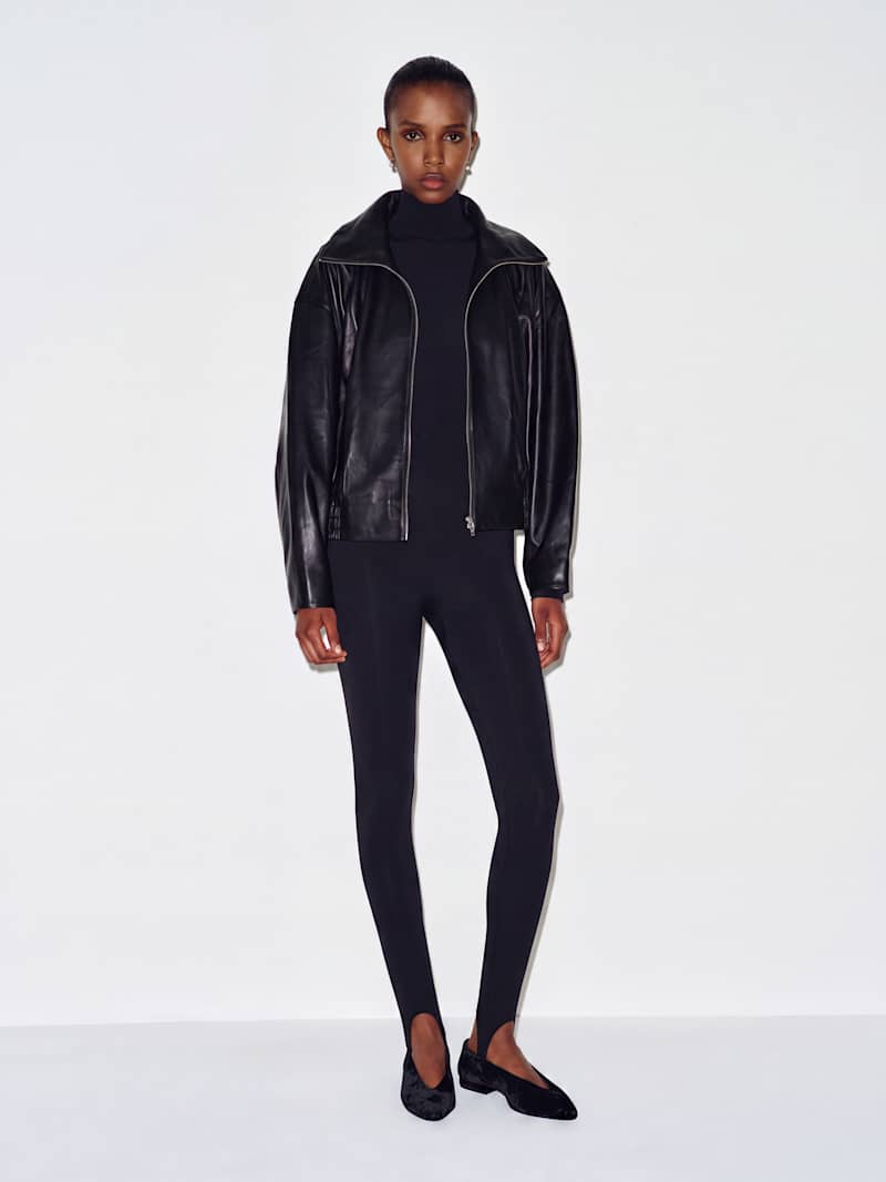 Veda Jennie Jacket Reformation – veste, coloris Black Shine – vue 4