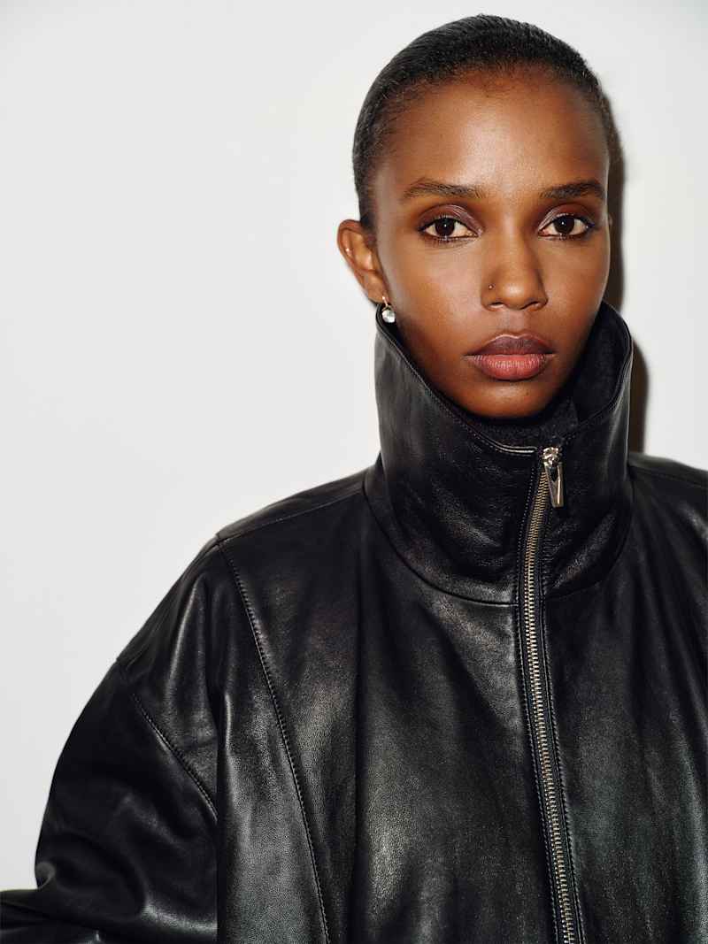Veda Jennie Jacket Reformation – veste, coloris Black Shine – vue 6