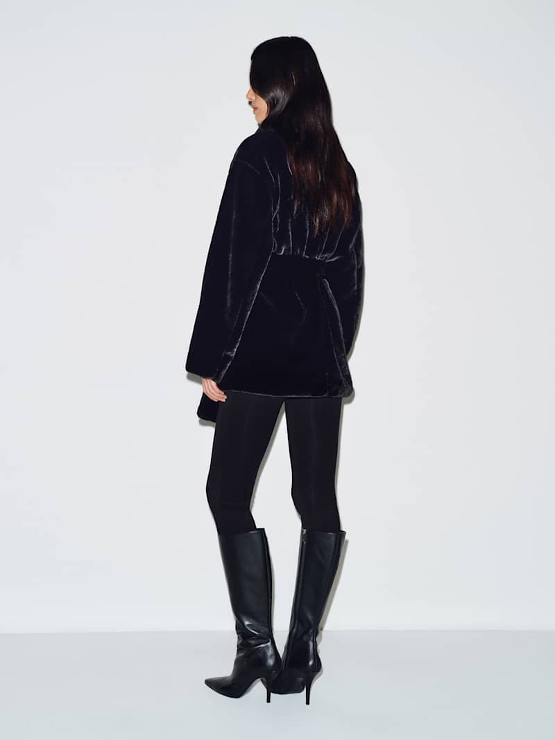 Ayla Coat Reformation – manteau, coloris Black – vue 6