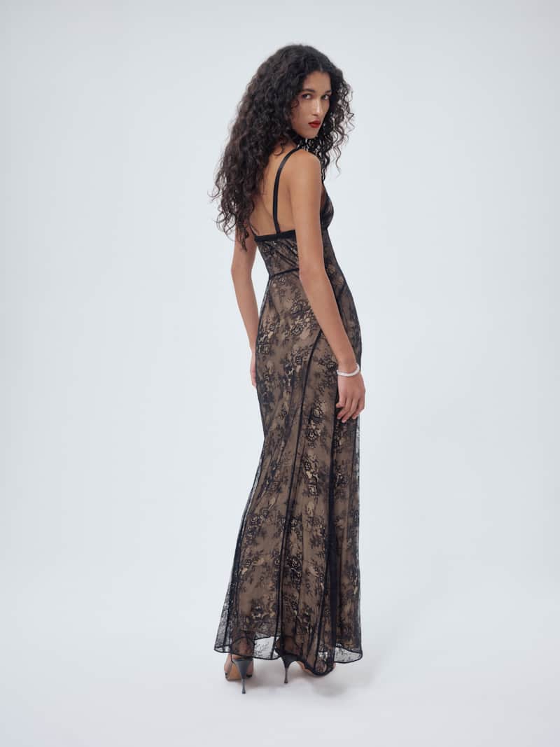 Ciera Dress Reformation – robe, coloris Obsidian Lace – vue 4