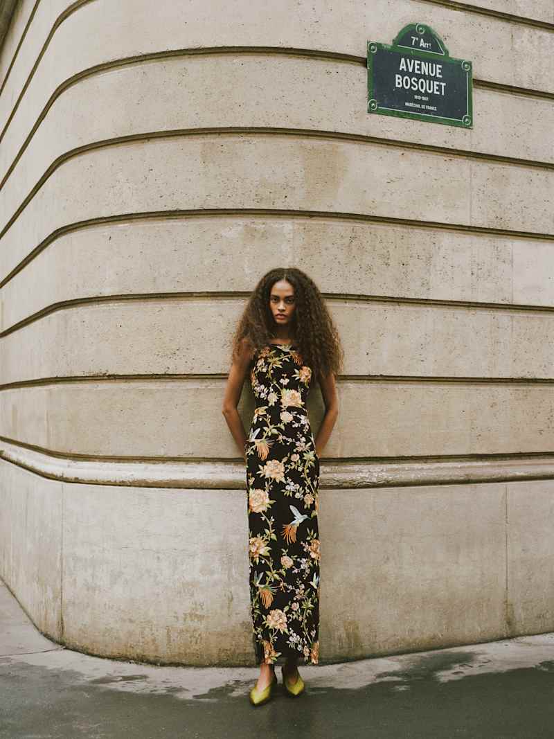 Mariam Dress Reformation – robe, coloris Hummingbird Embroidery