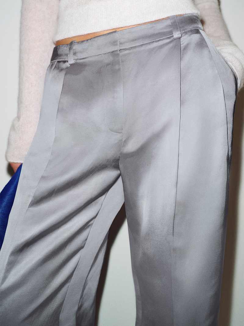 Frances Low Rise Relaxed Pant Reformation – pantalon, coloris Frost – vue 2