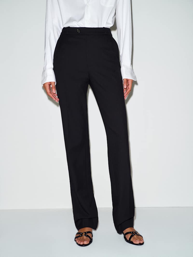 Gere Trouser Reformation – pantalon, coloris Black – vue 2