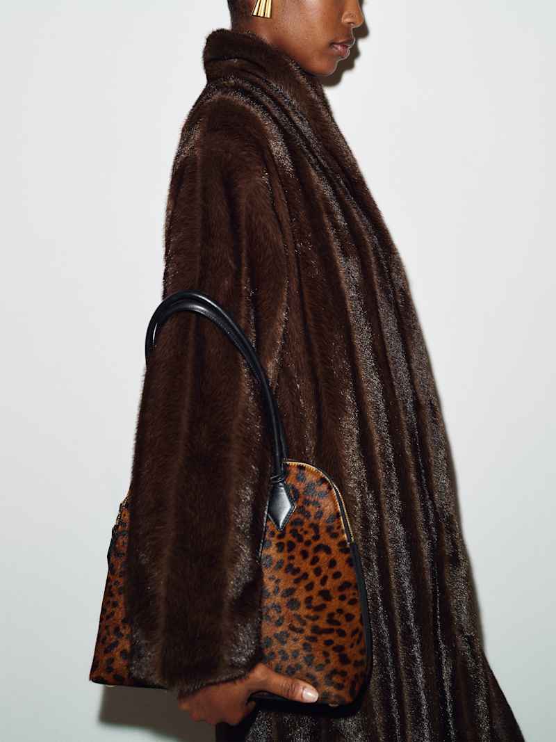 Gabrielle Coat Reformation – manteau, coloris Dark Brown – vue 3