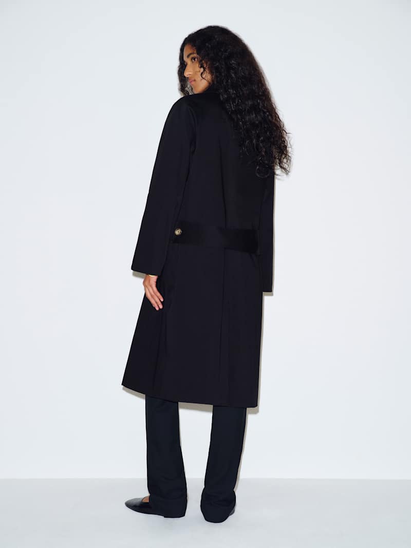 Cassie Trench Reformation – manteau, coloris Black – vue 5