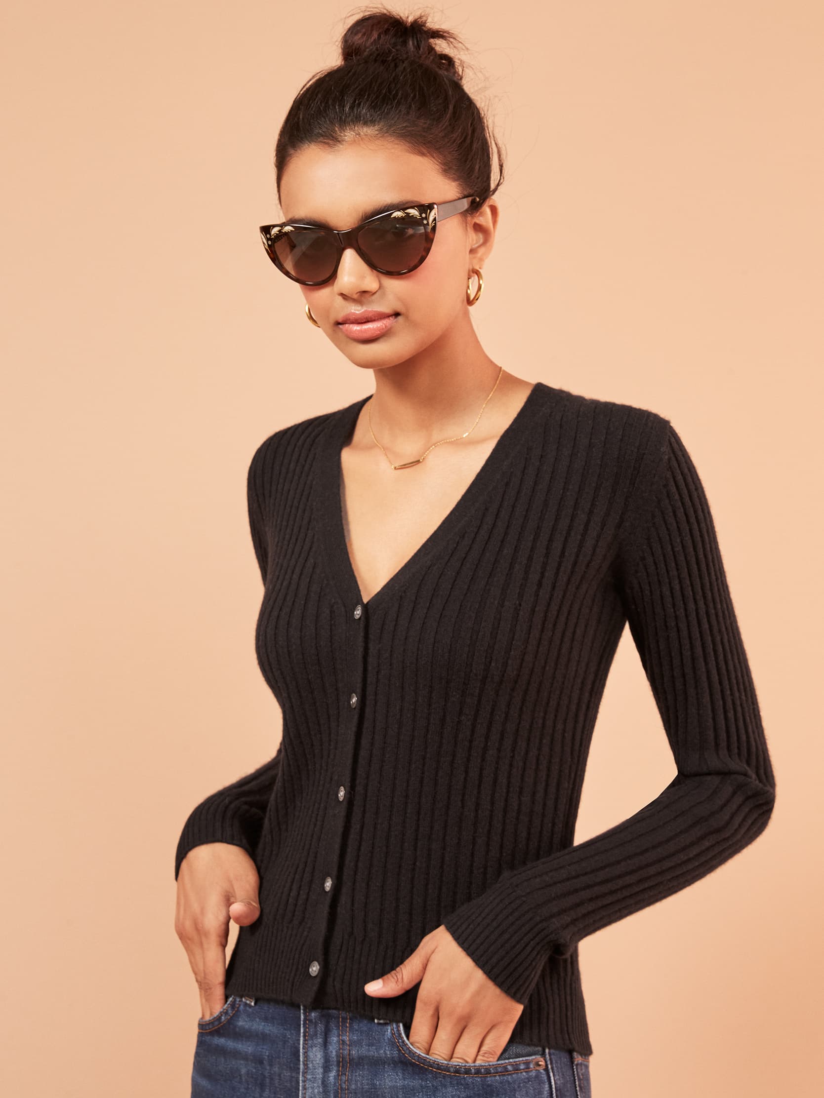reformation cardigan set
