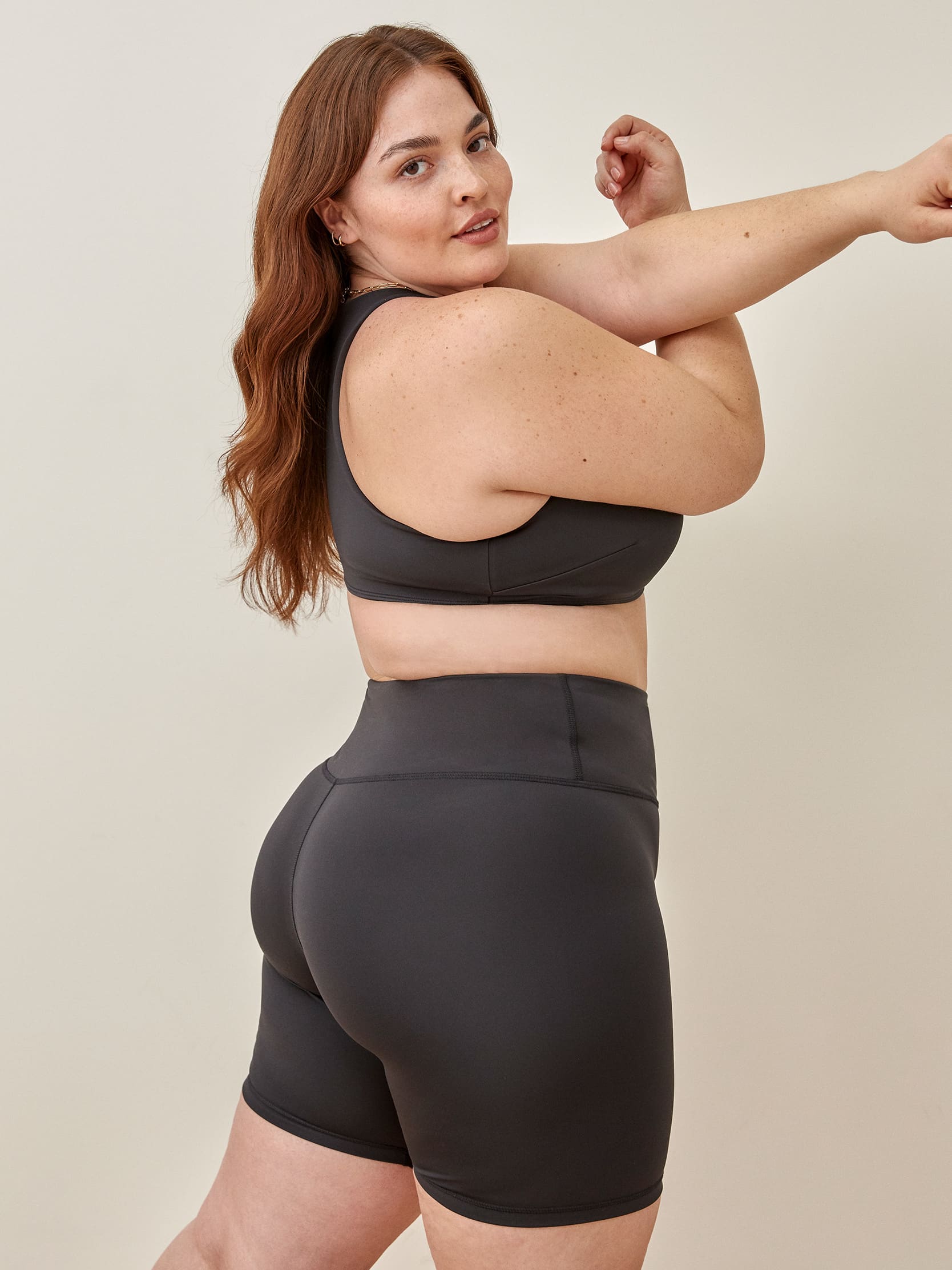 Black Ecomove High Rise 7” Bike Short Es