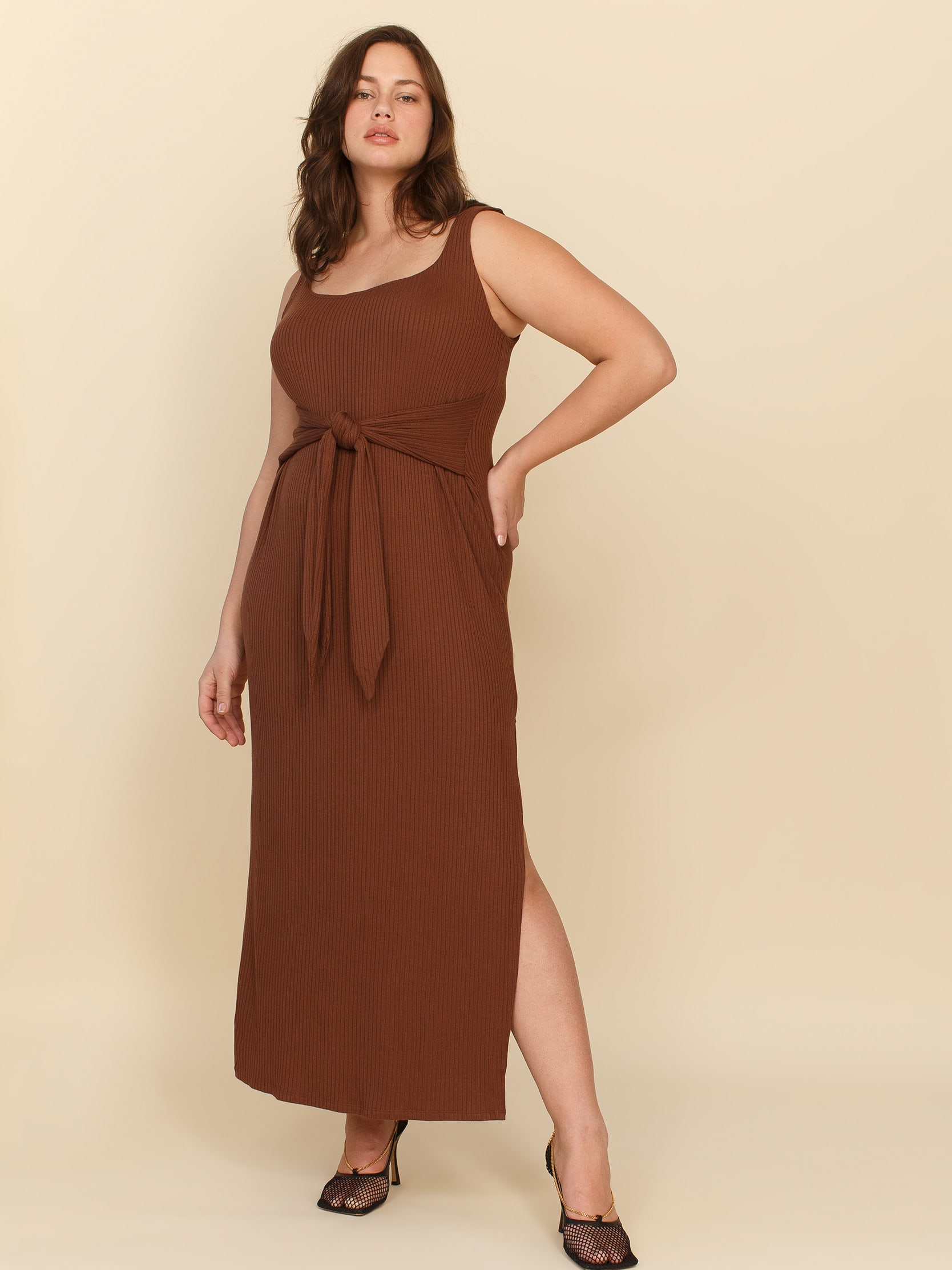 Chestnut Hosby Dress Es