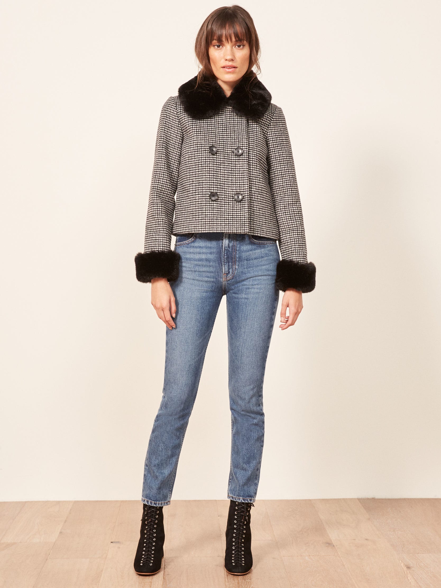 Reformation Faux Fur Coat 2024 www.alhudapk