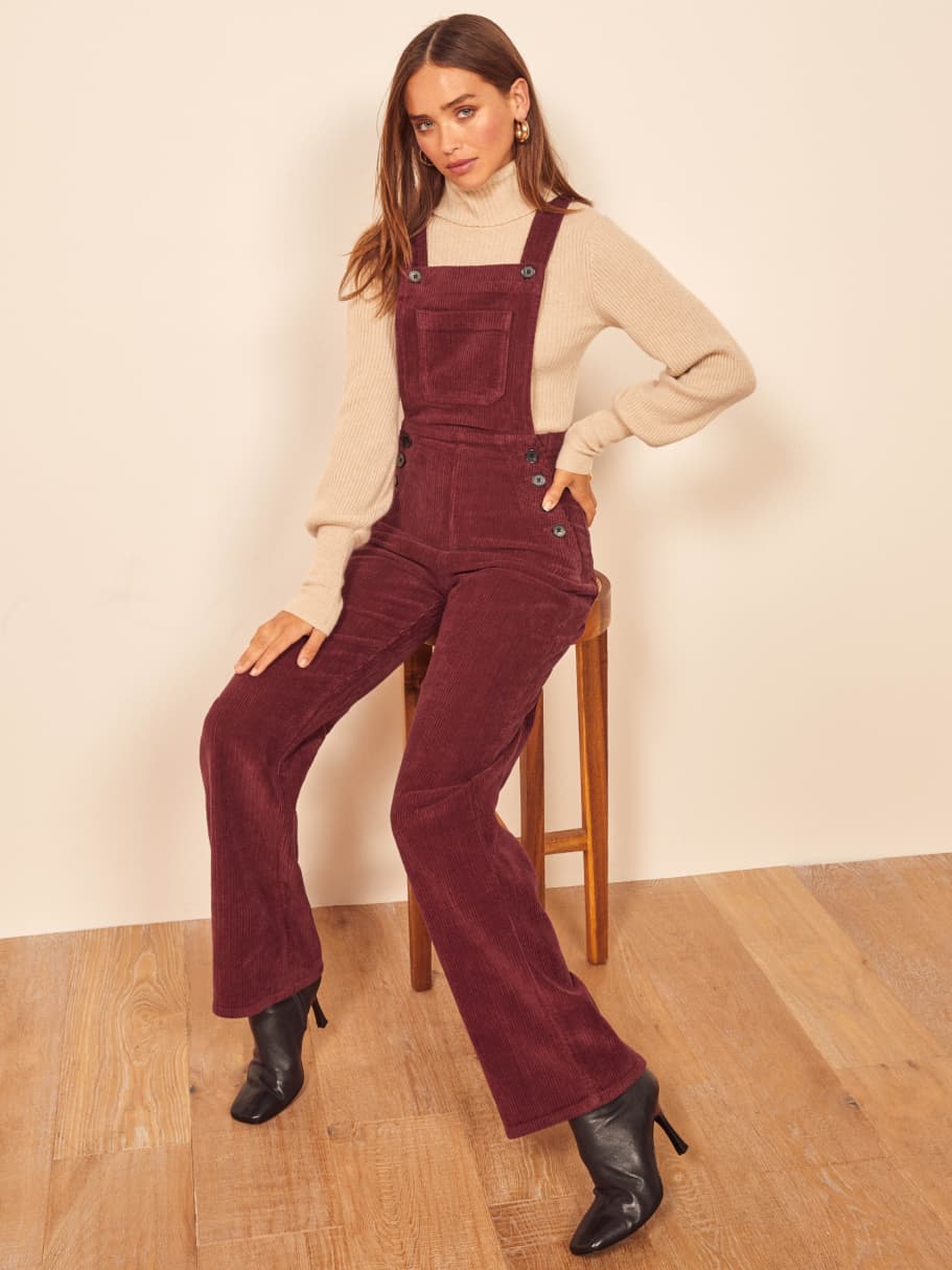 Reformation corduroy jumpsuit Clearance