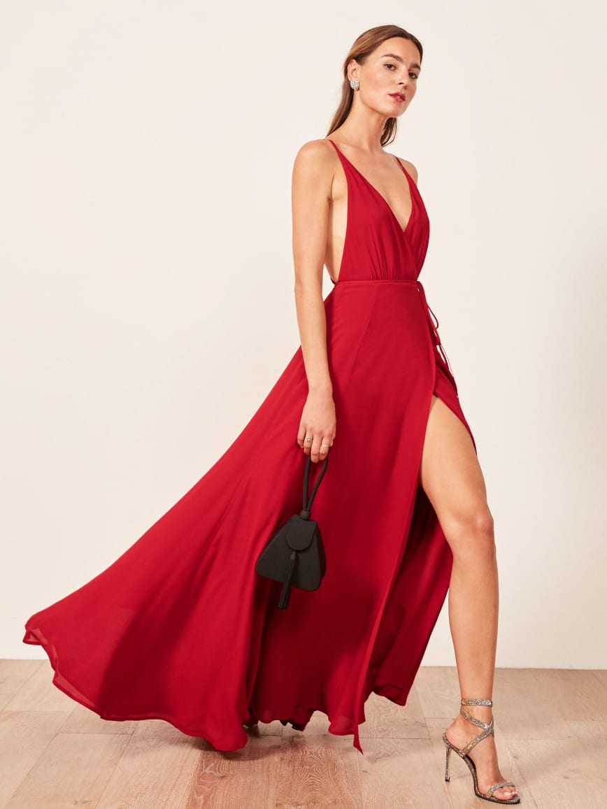 Reformation callalily dress