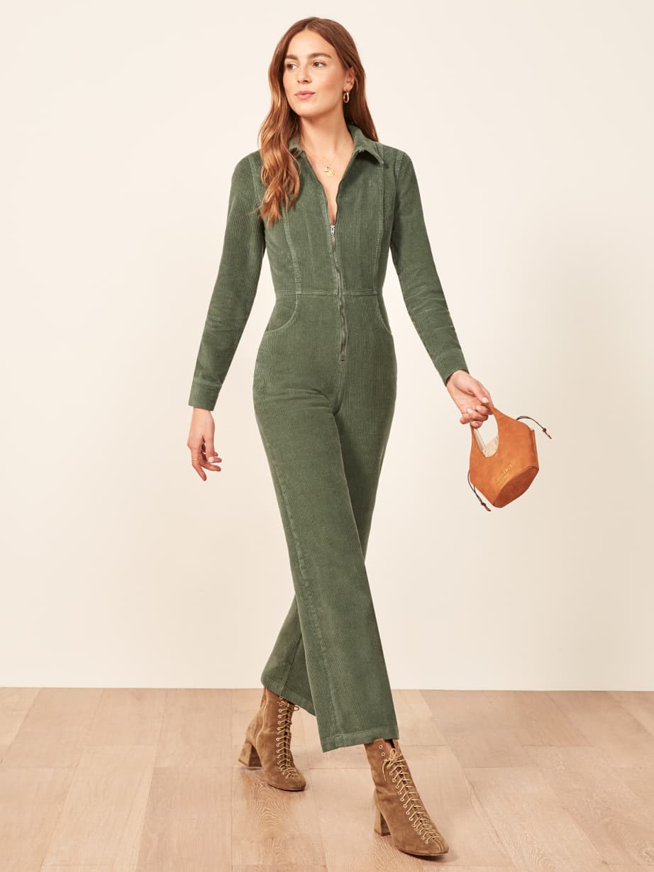 Reformation corduroy jumpsuit Clearance