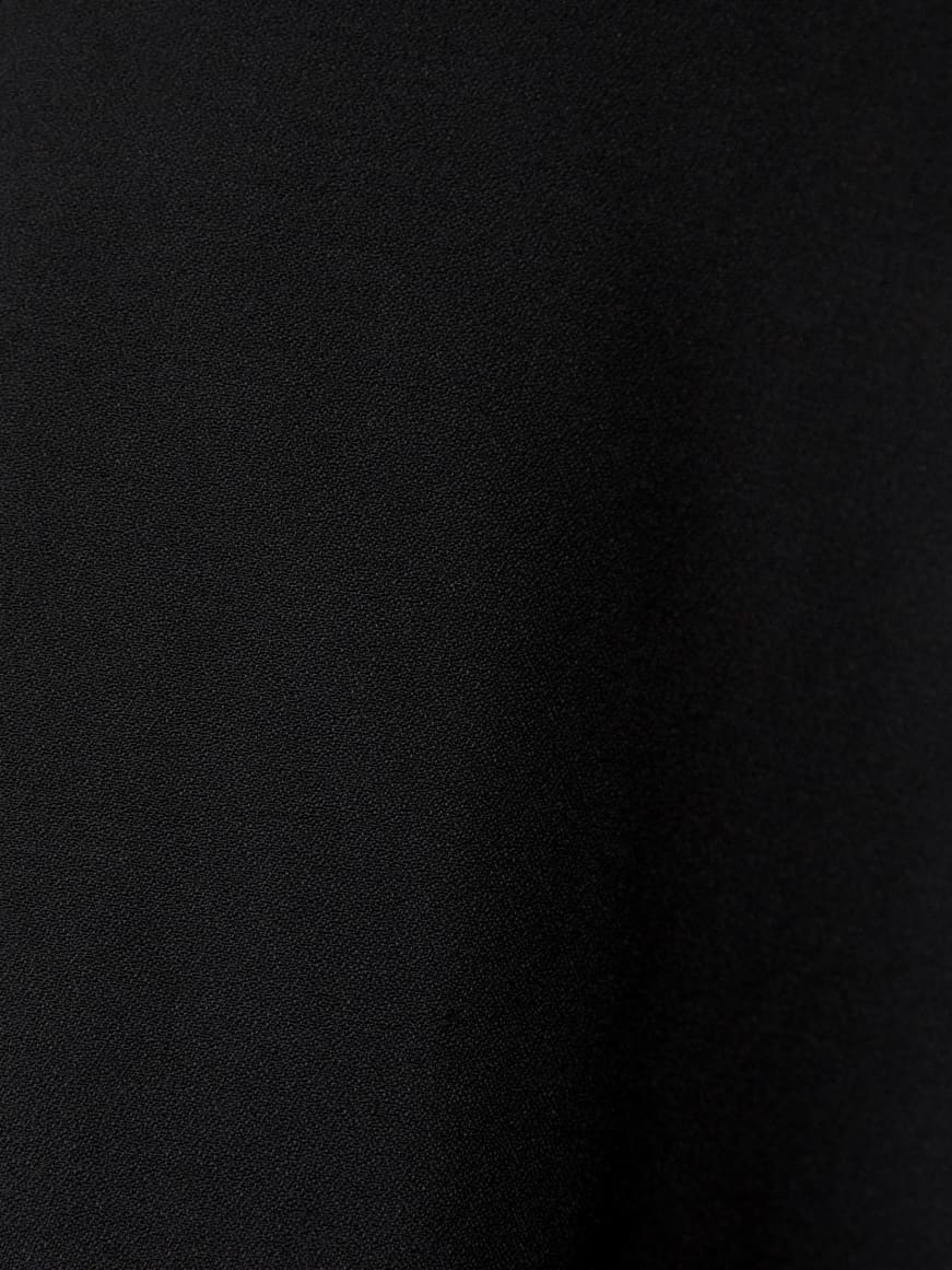 Black flounce mini skirt clearance