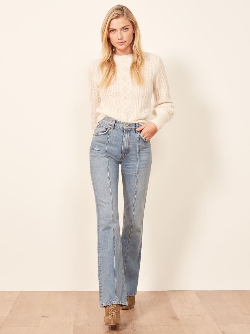 Reformation seamed jean Clearance